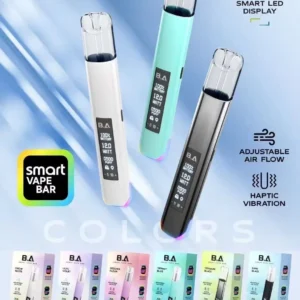 B.A Smart Vape Bar 通配一代煙彈 BA大屏主機 RGB燈效全｜台灣現貨