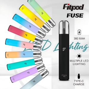 FITPOD Fuse主機｜通用 RELX 4代 / 5代 煙彈｜輕巧彩燈款煙桿｜台灣現貨