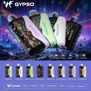 GYPSO 30000口拋棄式電子煙推薦｜滿天星一次性電子煙、Turbo雙模式、雙網芯大煙霧