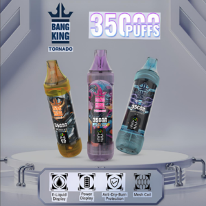 Bang King 35000 Puffs 大容量拋棄式電子煙 歐美爆款 買五送一｜台灣現貨