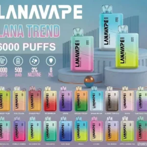 LANA Bar BC 6000口/拋棄式電子煙/一次性超涼款/711貨到付款｜台灣現貨
