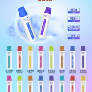 魅嗨小白條 MEHA VBar 8500口拋棄式電子煙 台灣現貨