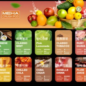 全新升級 Meha煙彈 魅嗨五代霧化彈一盒三入 2.5ml顆 買四盒送魅嗨方形主機｜台灣現貨