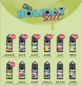 假日鹽煙油 HOLIDAY SALT 30ML/35MG 丁鹽小煙油｜台灣現貨