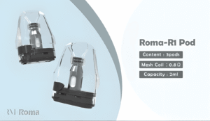 Roma R1 空煙倉 一組3個 2ml容量 防漏設計 小蠻牛主機通用｜台灣現貨